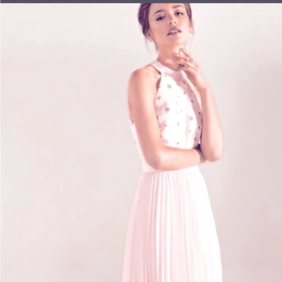 TED BAKER FLORAL JACQUARD EMBELLISHMENT  DRESS SZ US 10 TED SZ 4 $695 RETAIL - Picture 2 of 14